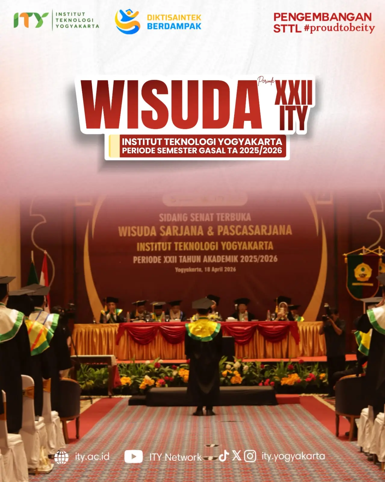 ITY Gelar Wisuda Periode XXII