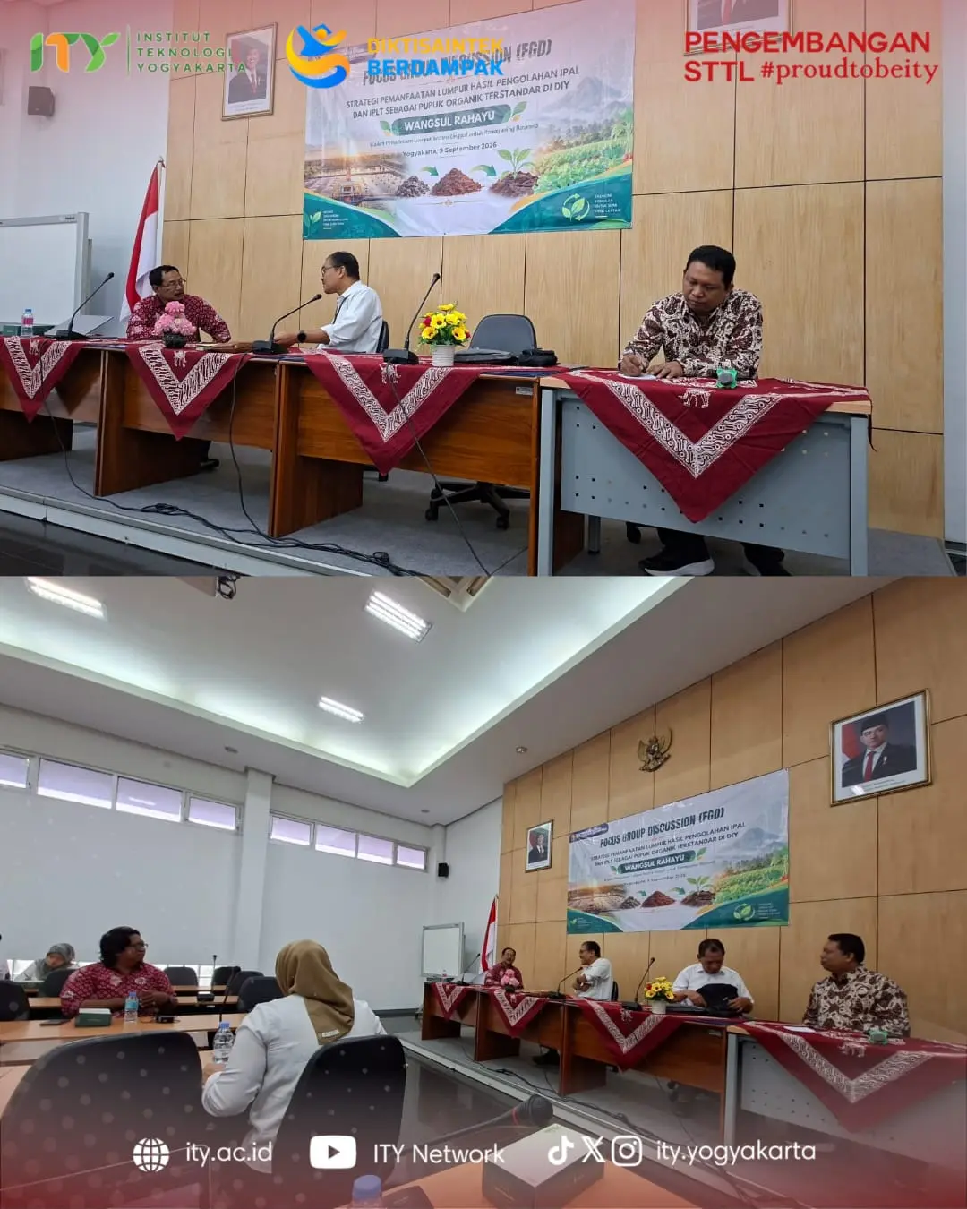 Dosen ITY menjadi Narasumber dalam FGD Pengelolaan Lumpur